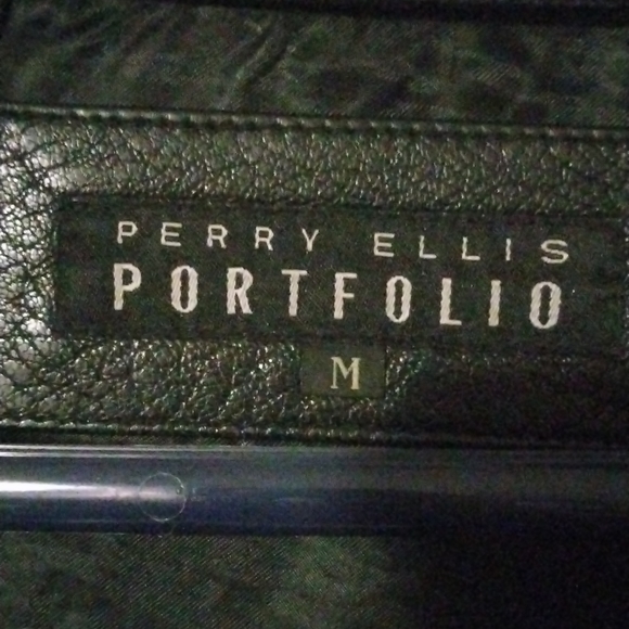 Perry Ellis Leather Portfolio jacket - Picture 2 of 5